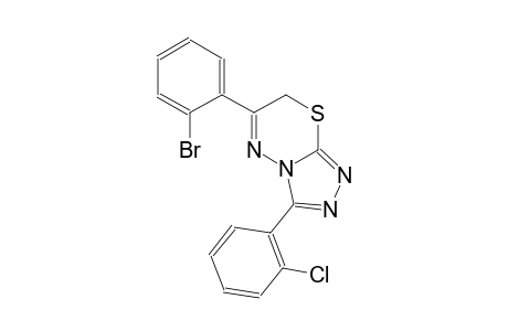 6-(2-bromophenyl)-3-(2-chlorophenyl)-7H-[1,2,4]triazolo[3,4-b][1,3,4]thiadiazine