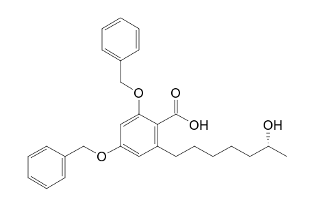 2,4-Dibenzoxy-6-[(6R)-6-hydroxyheptyl]benzoic acid