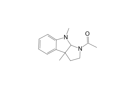 Pyrrolo[2,3-b]indole, 1-acetyl-1,2,3,3a,8,8a-hexahydro-3a,8-dimethyl-, (3aS-cis)-