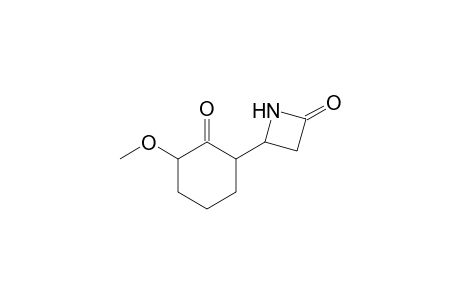 4-(6'-Methoxy-1'-oxocyclohexan-2'-yl)azetidin-2-one