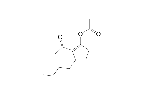 Ethanone, 1-[2-(acetyloxy)-5-butyl-1(or 2)-cyclopenten-1-yl]-