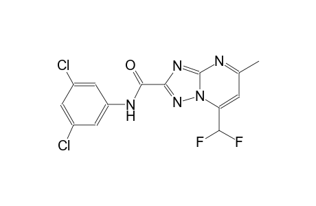 N-(3,5-dichlorophenyl)-7-(difluoromethyl)-5-methyl[1,2,4]triazolo[1,5-a]pyrimidine-2-carboxamide