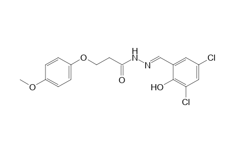 3-(p-methoxyphenoxy)propionic acid, (3,5-dichlorosalicylidene)hydrazide