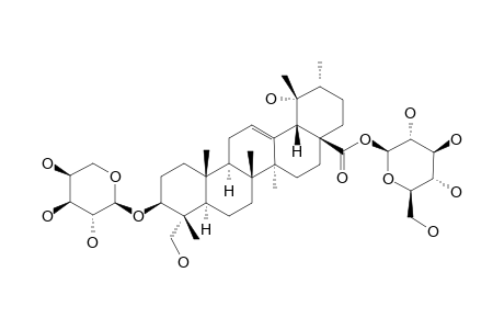 ILEXOSIDE-XXVII;3-O-ALPHA-L-ARABINOPYRANOSYL-23-ROTUNDIC-ACID-28-O-BETA-D-GLUCOPYRANOSIDE