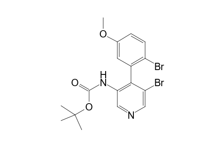 3-[5-Bromo-4-(6-bromo-3-methoxyphenyl)pyridinyl-carbamic acid 1,1-dimethylethyl) ester