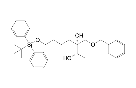 (2R*,3S*)-2-[4-(tert-Butyldiphenylsiloxy)butyl]-1-benzyloxybutane-2,3-diol