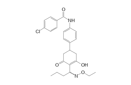 Benzamide, 4-chloro-N-[4-[4-[1-(ethoxyimino)butyl]-3-hydroxy-5-oxo-3-cyclohexen-1-yl]phenyl]-