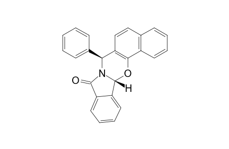 (7S*,13BR*)-7-PHENYL-7H,9H,13BH-NAPHTH-[2',1':5,6]-[1,3]-OXAZINO-[2,3-A]-ISOINDOL-9-ONE
