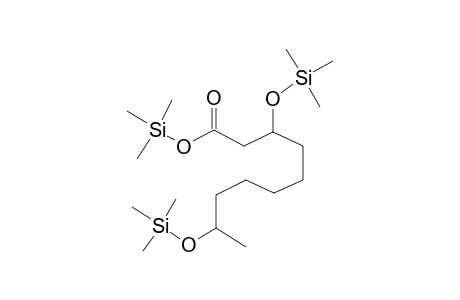 Decanoic acid <3,9-dihydroxy->, tri-TMS