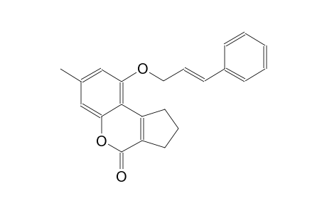 7-methyl-9-{[(2E)-3-phenyl-2-propenyl]oxy}-2,3-dihydrocyclopenta[c]chromen-4(1H)-one