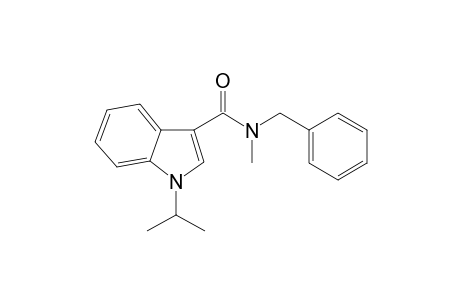 N-Benzyl-N-methyl-1-(propan-2-yl)-1H-indole-3-carboxamide