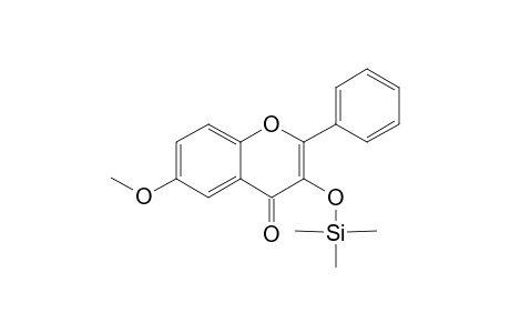 Flavone <3-hydroxy-6-methoxy->, mono-TMS