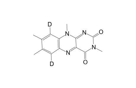 (6,9-D2)Benzo[g]pteridine-2,4(3H,10H)-dione, 3,7,8,10-tetramethyl-