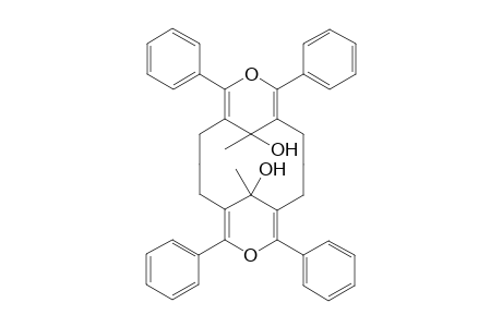 4,12-Dimethyl-6,8,14,16-tetraphenyl[2.2](3,5)-pyranophan-4,12-diol