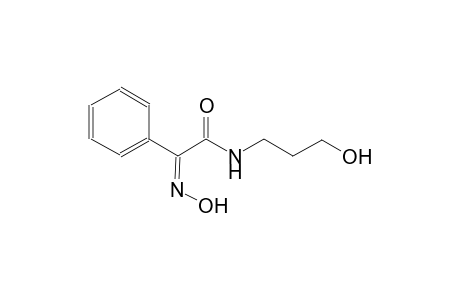 (2Z)-2-(hydroxyimino)-N-(3-hydroxypropyl)-2-phenylethanamide