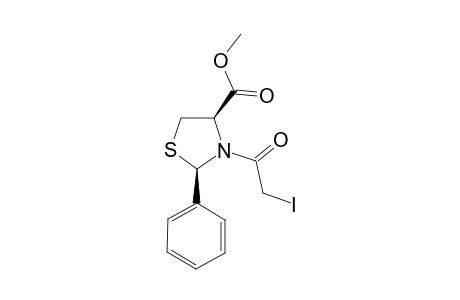 Methyl (2R,4R)-N-Iodoacetyl-2-phenylthiazolidine-4-carboxylate