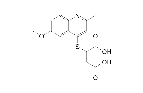 butanedioic acid, 2-[(6-methoxy-2-methyl-4-quinolinyl)thio]-