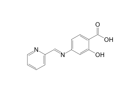 4-{[(2-pyridyl)methylene]amino}salicylic acid