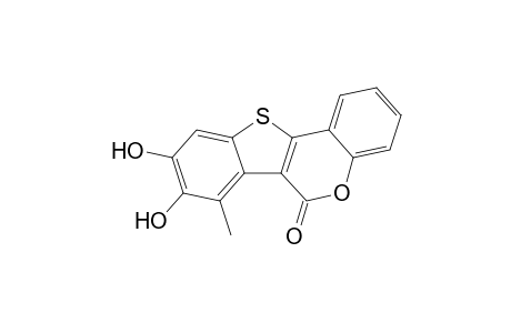 8,9-Dihydroxy-7-methyl-5-oxa-11-thia-benzo[a]fluoren-6-one