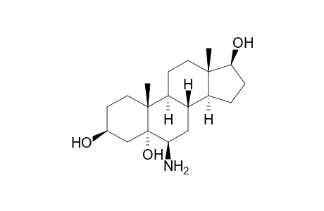 (3S,5R,6R,8S,9S,10R,13S,14S,17S)-6-amino-10,13-dimethyl-1,2,3,4,6,7,8,9,11,12,14,15,16,17-tetradecahydrocyclopenta[a]phenanthrene-3,5,17-triol