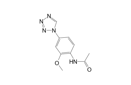 Acetamide, N-[2-methoxy-4-(1H-1,2,3,4-tetrazol-1-yl)phenyl]-