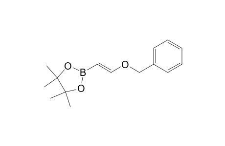 2-[(E)-2-benzyloxy)ethenyl]-4,4,5,5-tetramethyl-1,3,2-dioxaborolane