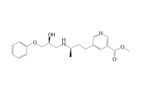 5-[(R)-3-((S)-2-Hydroxy-3-phenoxy-propylamino)-butyl]-nicotinic acid methyl ester