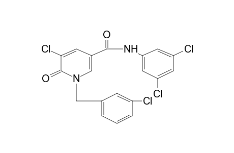 1-(m-CHLOROBENZYL)-1,6-DIHYDRO-6-OXO-3',5,5'-TRICHLORONICOTINANILIDE