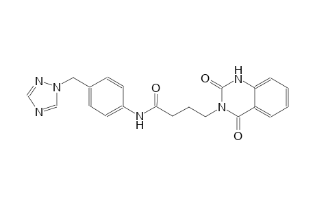3-quinazolinebutanamide, 1,2,3,4-tetrahydro-2,4-dioxo-N-[4-(1H-1,2,4-triazol-1-ylmethyl)phenyl]-
