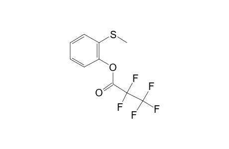 2-(Methylthio)phenol, pentafluoropropionate