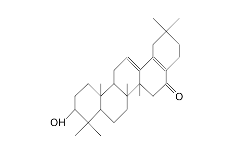 3b-Hydroxy-28-nor-oleana-12,17-dien-16-one