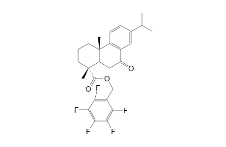 7-Oxodehydroabietic acid pentafluorobenzyl ester