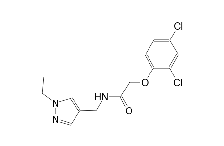 2-(2,4-dichlorophenoxy)-N-[(1-ethyl-1H-pyrazol-4-yl)methyl]acetamide