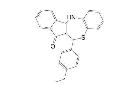 7H-indeno[2,1-c][1,5]benzothiazepin-7-one, 6-(4-ethylphenyl)-6,12-dihydro-