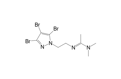 N,N-dimethyl-N'-[2-(3,4,5-tribromopyrazol-1-yl)ethyl]acetamidine
