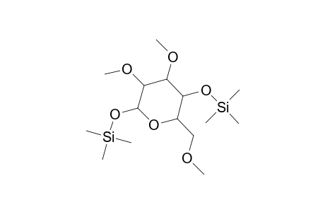Glucopyranose, 2,3,6-tri-O-methyl-1,4-bis-O-(trimethylsilyl)-, D-