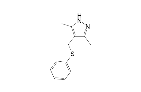 3,5-Dimethyl-4-((phenylsulfanyl)methyl)-1H-pyrazole