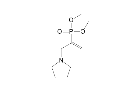 Dimethyl 3-pyrrolidin-1-ylmethylprop-1-en-2-ylphosphonate