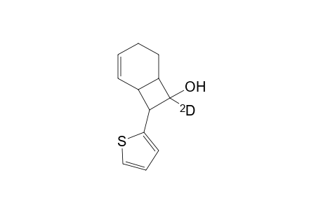 7-Dueterio-8-(2-thienyl0-bicyclo[4.2.0]oct-2-ene-7-ol