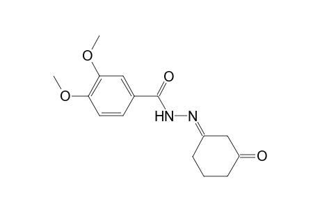 3,4-Dimethoxy-N-[(E)-(3-oxidanylidenecyclohexylidene)amino]benzamide
