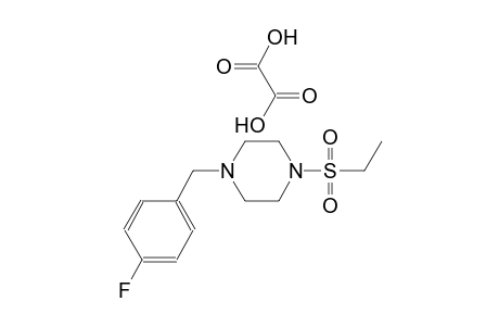 1-(ethylsulfonyl)-4-(4-fluorobenzyl)piperazine oxalate