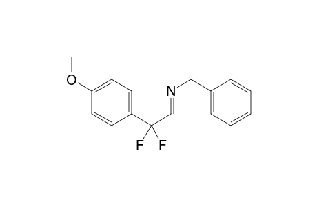 (E)-N-(2,2-difluoro-2-(4-methoxyphenyl)ethylidene)-1-phenylmethanamine