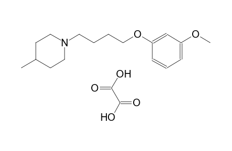 1-[4-(3-methoxyphenoxy)butyl]-4-methylpiperidine oxalate