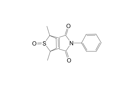 N-Phenyl-1,4-dimethyl-7-thiabicyclo[2.2.1]hept-5-ene-2,3-dicarboxamide 7-oxide