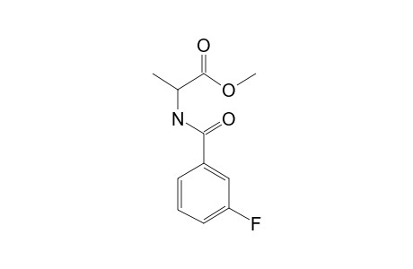 L-Alanine, N-(3-fluorobenzoyl)-, methyl ester