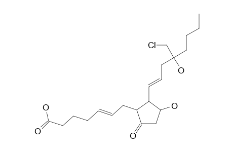 DL-15-Deoxy-16-hydroxy-16-(chloromethyl)-prostaglandin-E2,epimer-1