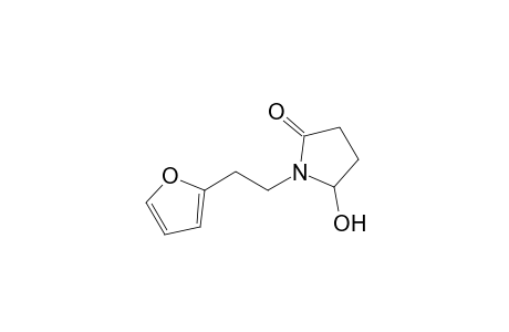 N-(2-(2-Furyl)ethyl)-5-hydroxy-2-pyrrolidinone