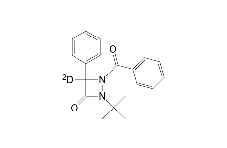 1-Benzoyl-2-(t-butyl)-4-deuterio-4-phenyl-1,2-diazetidin-3-one