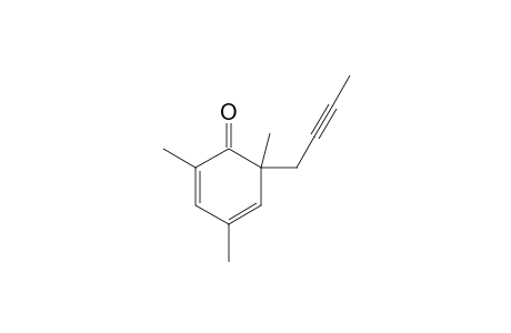 2-(3'-Methylpropargyl)-2,4,6-trimethyl-cyclohexa-3,5-dien-1-one