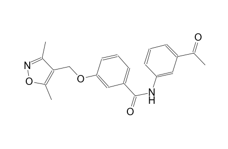 benzamide, N-(3-acetylphenyl)-3-[(3,5-dimethyl-4-isoxazolyl)methoxy]-